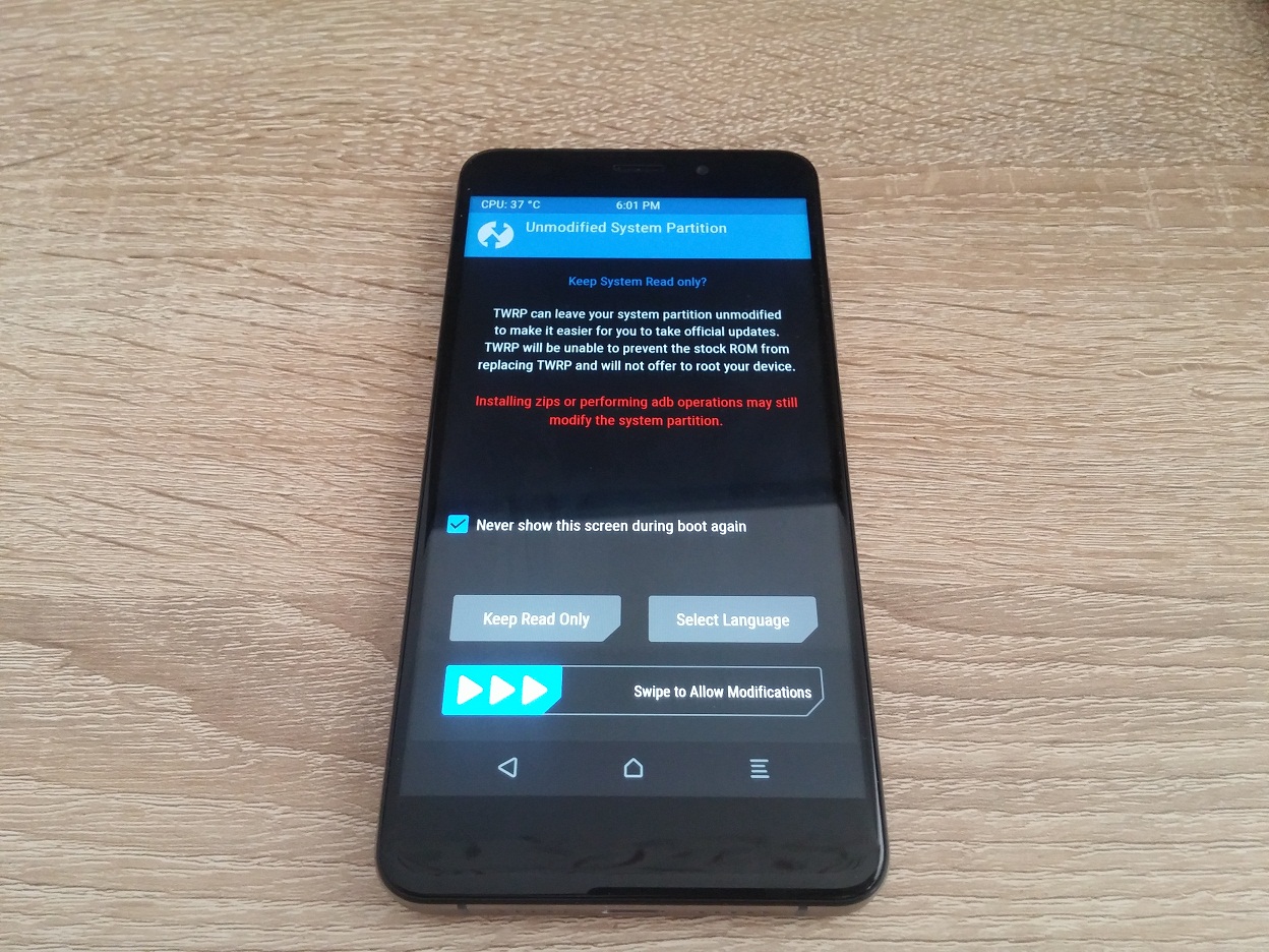 UMi Super tutorial root si instalare TWRP recovery