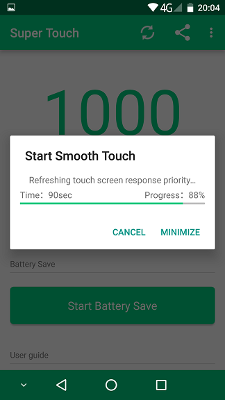 Super Touch, aplicatia care iti face ecranul mai sensibil la atingere si mai bun