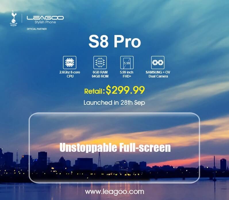 LEAGOO S8 Pro si S8 vin cu 4 camere foto si specificatii bune