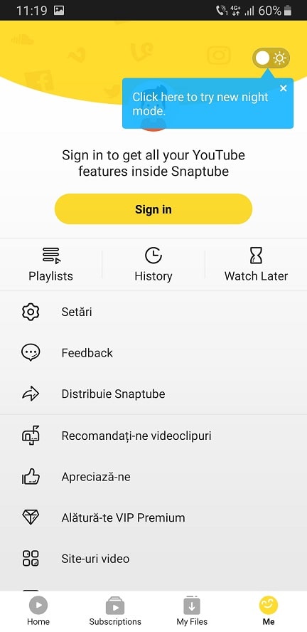 Snaptube Android download, aplicatia la mare moda in 2019