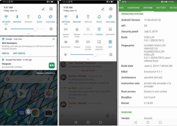 Android 10 Q pe Huawei, iata modelele ce vor primi actualizarea
