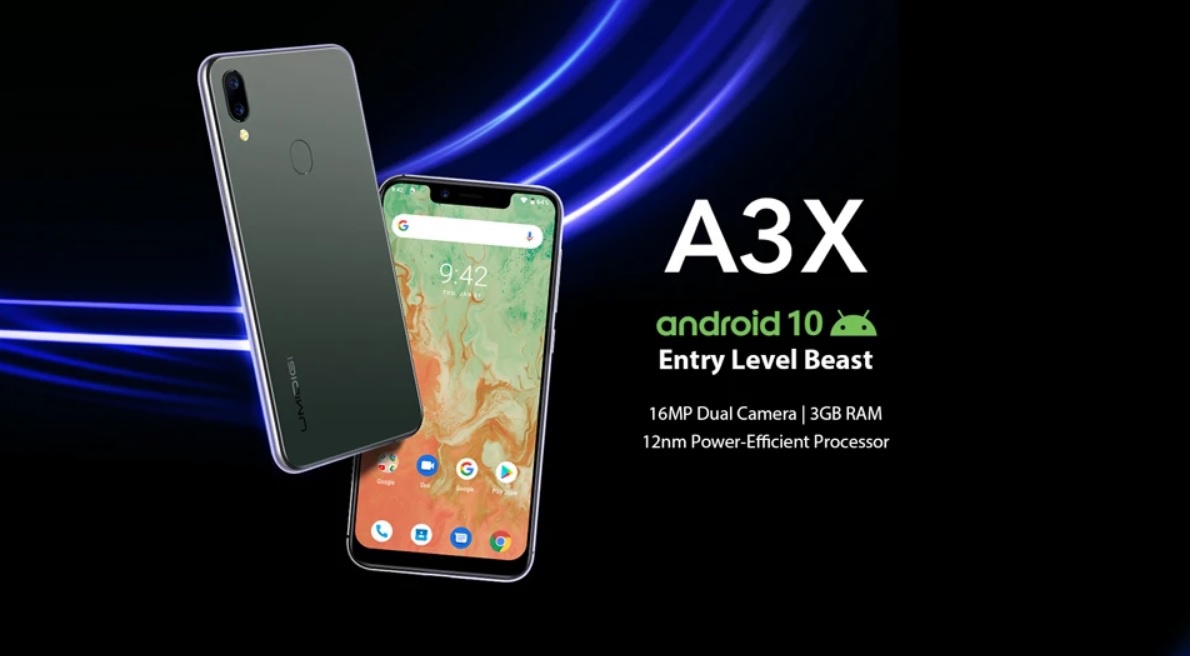 UMIDIGI A3X cu Android 10, pret de numai 79USD