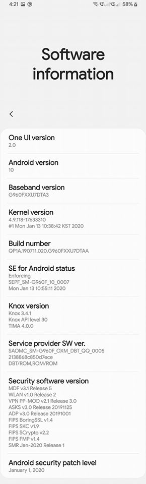 Android 10 este disponibil pentru Samsung Galaxy S9