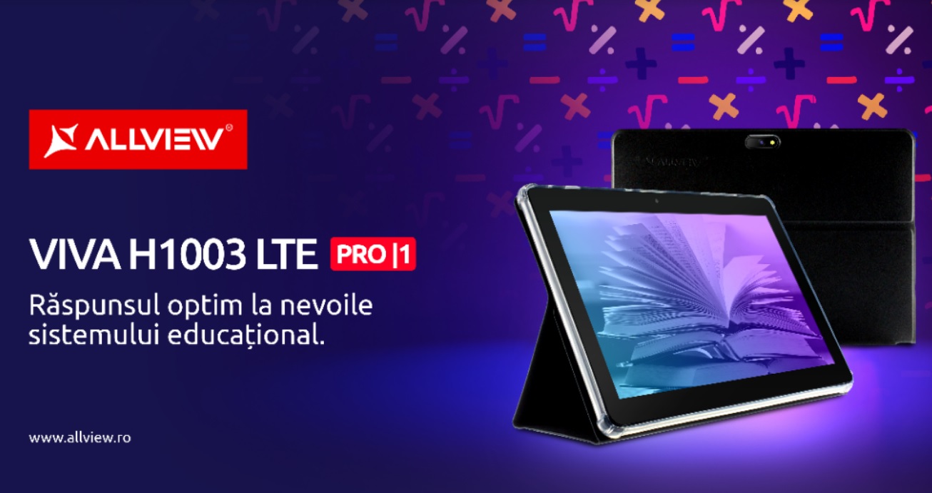 Allview lanseaza Viva H1003 LTE PRO/1, tableta cu 4G si Android 10