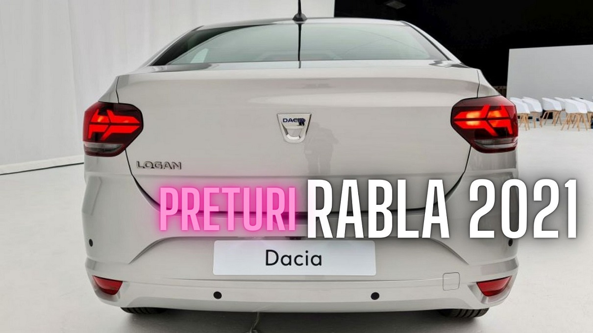 Dacia anunta preturile prin programul Rabla 2021 pentru noile modele