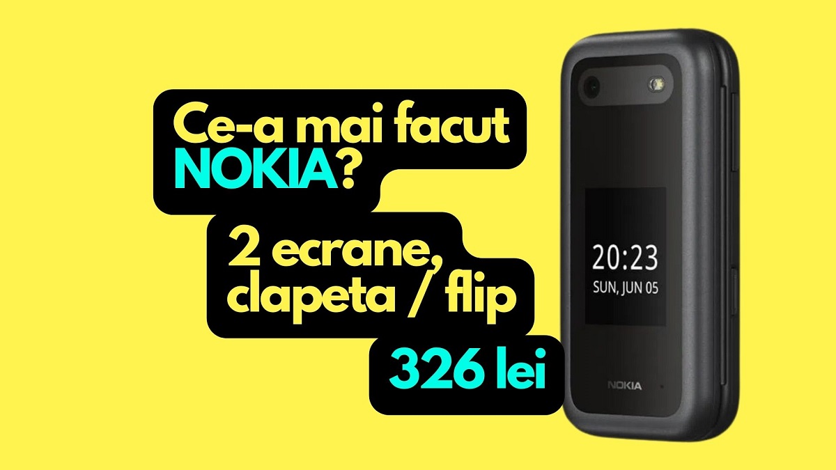 326 lei, telefon pliabil cu clapeta, Nokia 2660 Flip