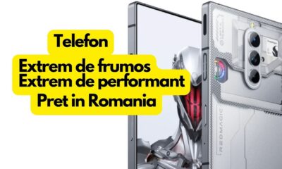 Telefon extrem de frumos, disponibil in Romania, Red Magic 8 Pro