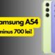 Cum a pierdut 700 de lei in 3 luni Samsung A54!