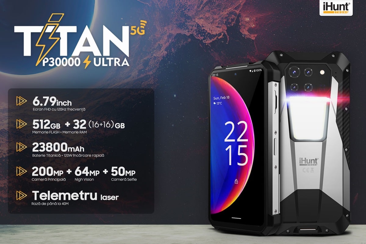 iHunt lanseaza un monstru: Titan P30000 Ultra 5G