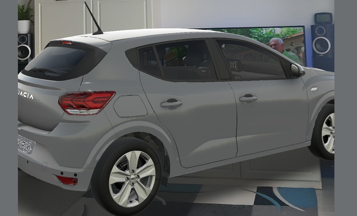 Dacia lanseaza aplicatia AR, adu masina in sufrageria ta!