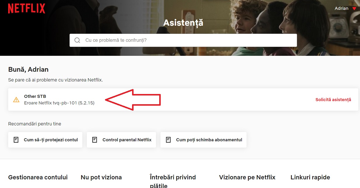 Contact Netflix ce sa faci daca nu mai merge aplicatia