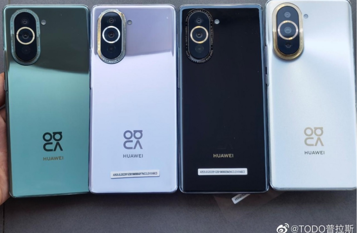 Huawei Nova 10 si 10 Pro in imagini reale inaintea lansarii