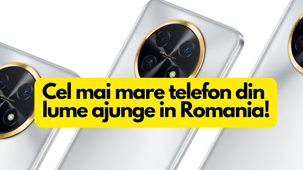 Smartphone cu ecran urias in Romania, Huawei nova Y91