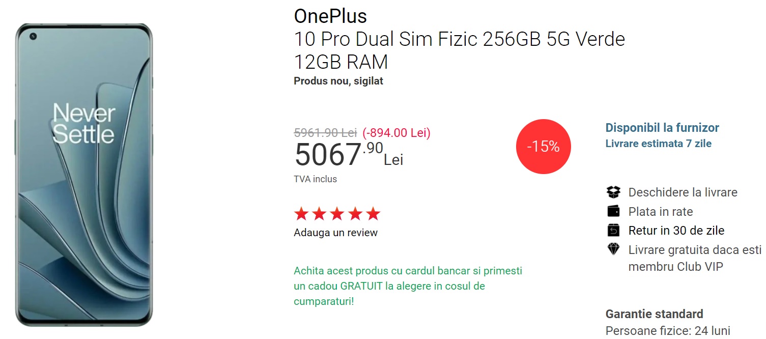 Pretul in Romania pentru OnePlus 10 PRO este mare?