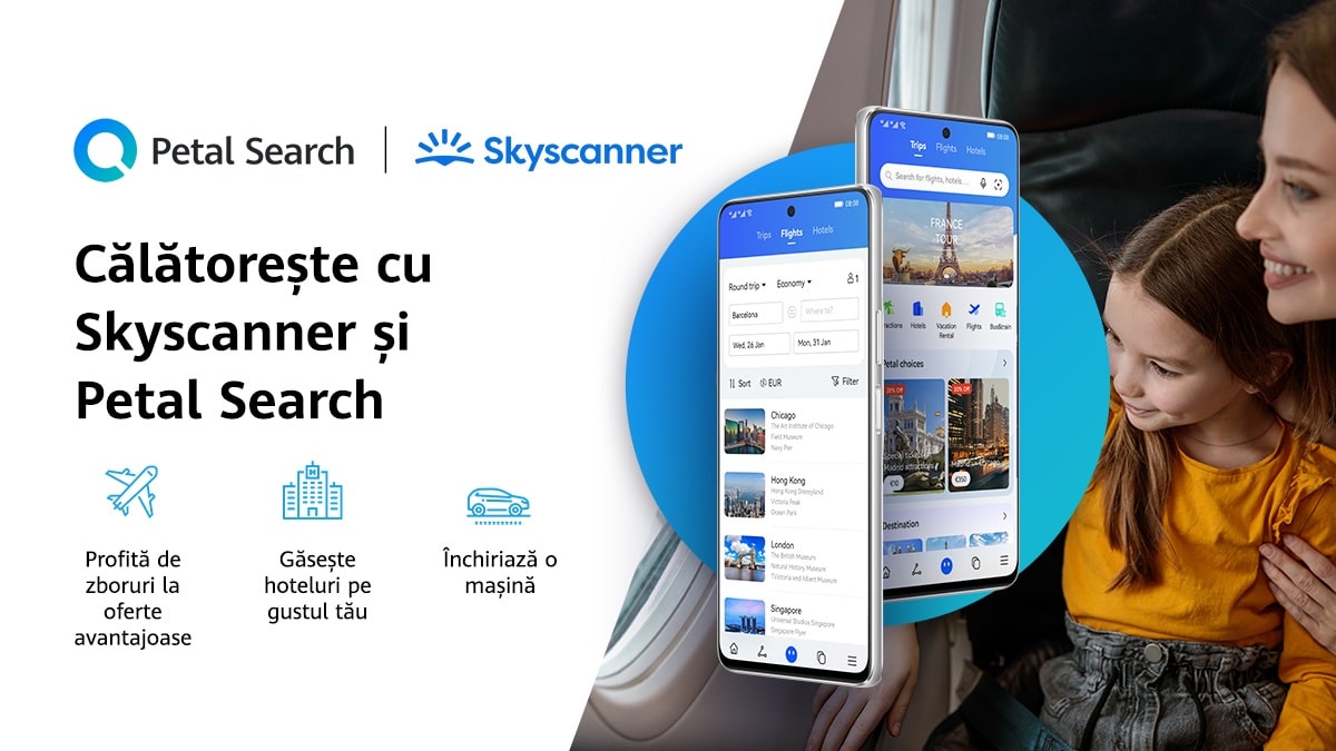 Huawei anunta asocierea cu Skyscanner prin Petal Search