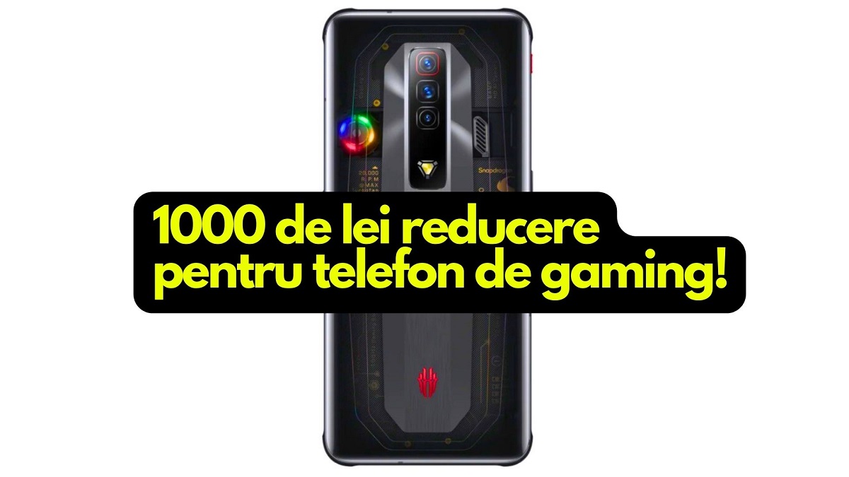 1000 de lei reducere pentru telefonul de gaming Red Magic 7